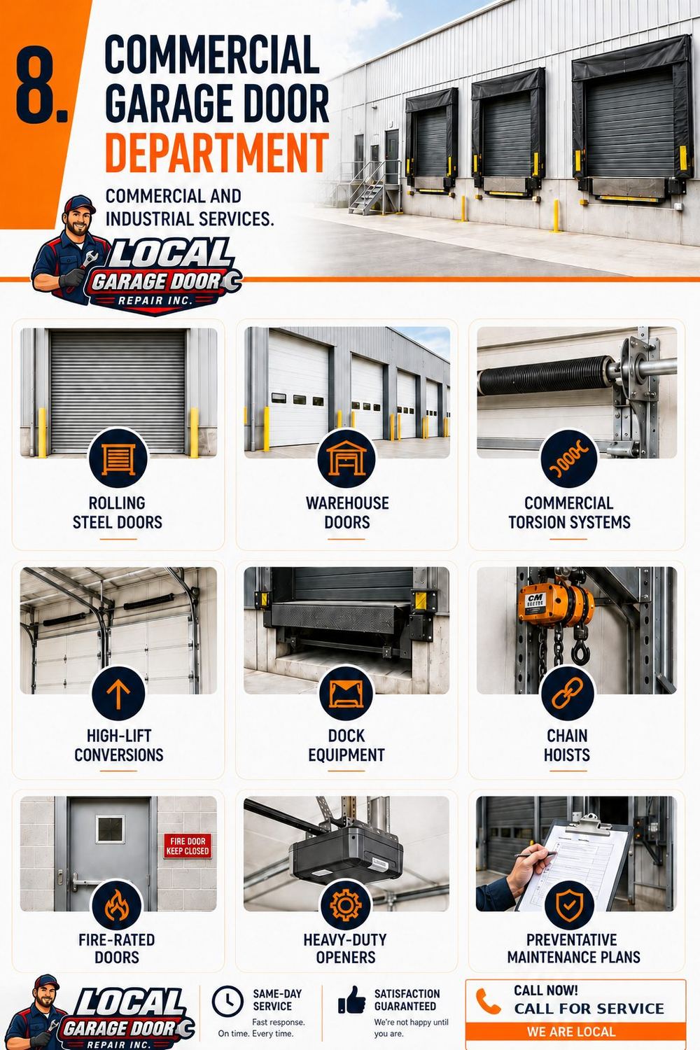 Commercial Garage Door Repair in West Hollywood, California