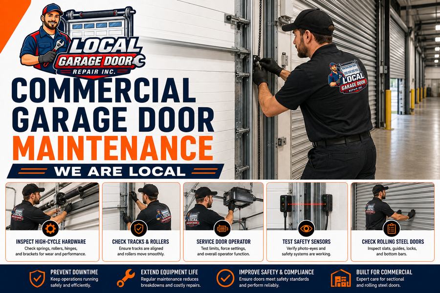 Servicing schedules for commercial and rolling steel doors - Local Garage Door Repair Inc, West Hollywood